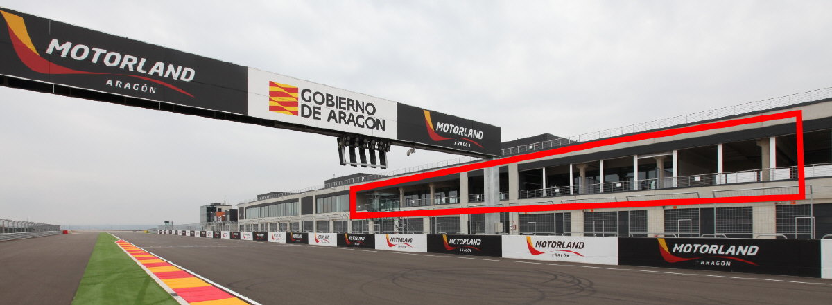 VIP Lounge Motorland MotoGP Aragon Situation